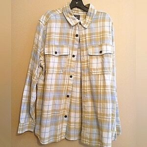 H&M Plaid Button Down Shirt (NWT)